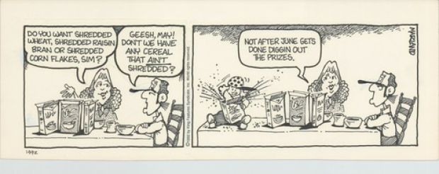 R.F.D. Original Ink Daily Newspaper Comic Strip Art Signed Marland 1992 197 | eBay US (Buy It Now)