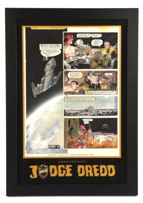 Lot 4242 - Peter Doherty Judge Dredd Judgement Day Episode 11 Original art page (Rebellion Developments, 1992) | Ewbank’s