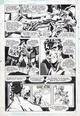 Rick Leonari & Klaus Janson | Batman The Plague 1 unpublished story page 15 | Essential Sequential