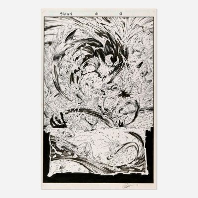 Lot 204 - Greg Capullo and Todd McFarlane, Spawn #41 Story Page 18 Original Art (Image Comics, 1996) | Landry Pop Auctions