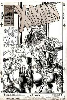 Andrew Pepoy, Gene Ha - X-men annual #3 cover (storm! ) 1994