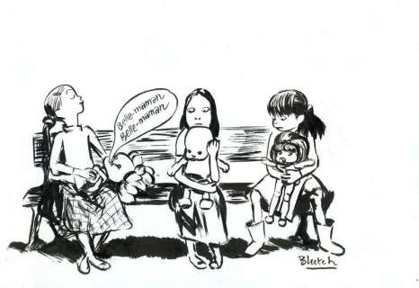 Blutch Illustration... | BLUTCH Illustration publiée dans le cadre d’un article... | Vermot et Associés