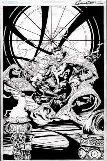 Cam Adams - doctor strange cover quality pinup