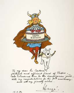 Hergé (Georges Remi Dit) | Happy Birthday | Artcurial