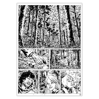 Jérémie Gasparutto | Le chemin derrière la maison - Planche originale 27 | Achetez de l’Art