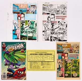 Untold Tales of Spiderman # 10 (1996). Page 11 original colour guide proof… | Comic Book Auctions ltd