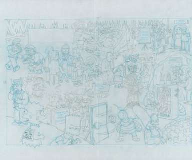 Phil Ortiz | The Simpsons: Inferno | ArtKomiks Aukcje