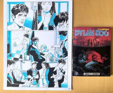 Dylan Dog #393 - B. Brindisi - tavola originale "Casca il mondo" Tav. 83 - Loose page - First edition - (2019) | Catawiki