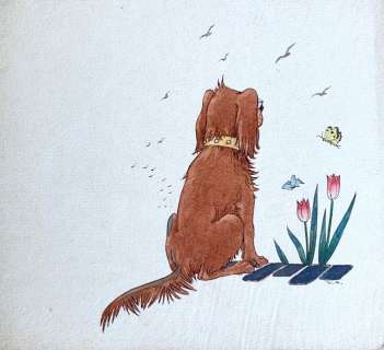Il Cane Tomaso - Vittorio Accornero - Illustrazione originale - Loose page - First edition | Catawiki