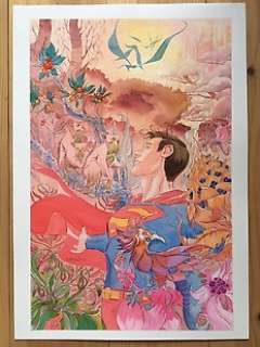 Superman: World of New Krypton #10 - Original Variant Cover Art by Dustin Nguyen - Loose page - First edition - (2010) | Catawiki