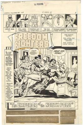 Dick Ayers | Freedom Fighters #7 p1 (Splash) | Nostalgic Investments