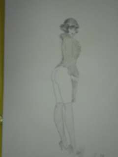 Leone Frollo - original illustr. "Pin Up Erotica" - Loose page | Catawiki