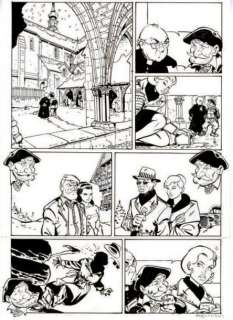 Meynet Félix | Fanfoué Encre de Chine pour la planche 36 de l’album Meurtres | Tessier Sarrou