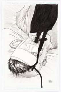 Eduardo Risso Dark Night: A True Batman Story Splash Page 1 Original Art (DC/Vertigo, 2016). This dramatic - | Heritage