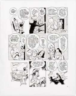 Will Eisner Will Eisner’s Quarterly #6 Story Page 17 Original Art (Kitchen Sink Press, 1985). It would be hard to - | Heritage