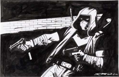 Shawn Martinbrough - Red Hood Illustration Original Art (2021)....