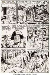 Webb, Robert | Robert Webb (attributed) Cowgirl Romances #7 Story Page 5 Original Art (Fiction House, 1951).... | Heritage