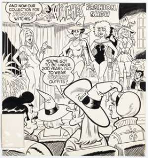 Goldberg, Stan - Stan Goldberg Sabrina, the Teenage Witch #58 Cover Original Art (Archie, 1980)....
