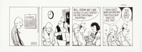 Borgman, Jim | Jerry Scott and Jim Borgman Zits Daily Comic Strip Original Art dated 12-23-06 (King Features Syndicate, 2006).... | Heritage