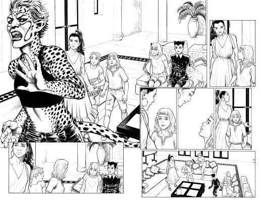 Nicola Scott | Issue 4 - Issue 4 Pages 8 and 9 | Nicola Scott