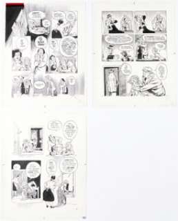 Will Eisner A Life Force Story Pages Original Art Group of 3 (Kitchen, 1988). (Total: 3 Original Art) | Heritage