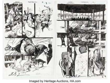 Denys Cowan and Bill Sienkiewicz Deathstroke #11 Story Page 15 Original Art (DC, 2017). | Heritage
