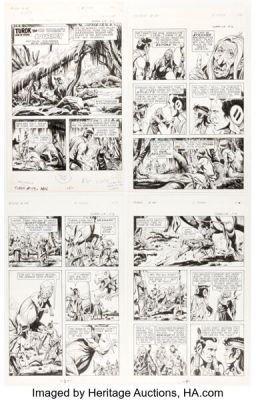 Alberto Giolitti Turok, Son of Stone #119 "The Old Woman’s Journey" Complete 11-Page Story Original Art (Western/Gold Key, 1979). (Total: 11 Original Art) | Heritage