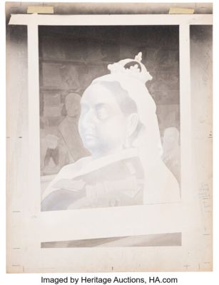 Bill (Will) Elder Humbug #4 Cover Production Blue Tone Original Art and Stat (Humbug Publications, 1957). (Total: 2 Items) | Heritage