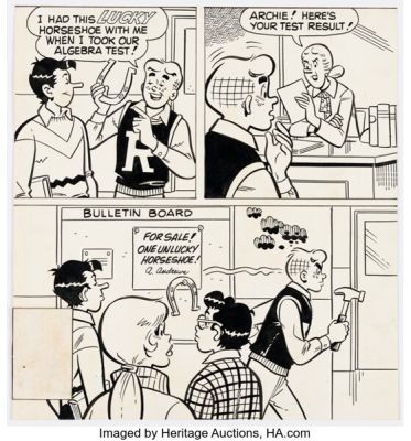 Archie Artist Archie’s Joke Book Magazine #268 Cover Illustration Original Art (Archie, 1980). | Heritage