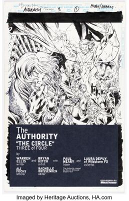 Bryan Hitch The Authority #3 Story Page 1 Original Art (DC/Wildstorm, 1999). | Heritage