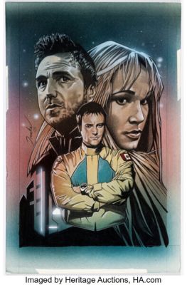 Ryan Drake Stargate Atlantis: Wraithfall #3 Rodney McCay Variant Cover Original Art (Avatar Press, 2007). | Heritage