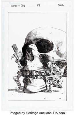 Dan Panosian Deadpool & Cable: Split Second #1 Variant Cover Original Art (Marvel, 2016). | Heritage