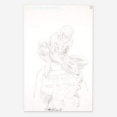 Scott McDaniel | Spider-Man Original Art Illustration (2012) | Landry Pop Auctions