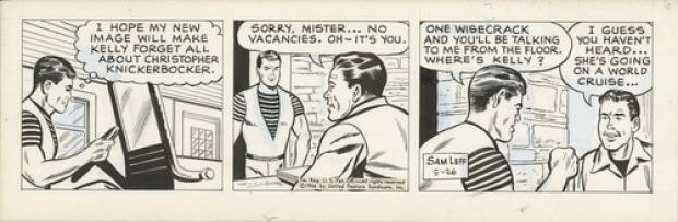 Sam Leff Davy Jones Original Ink Daily Newspaper Comic Strip Art Signed 1966 220 | eBay US (Buy It Now)