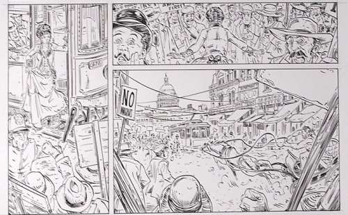 L’Homme qui n’aimait pas les armes Ã  feu T4 - Original page (p.33) La loi du plus fort - (2017) | Catawiki