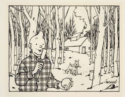Hergé (Georges Remi Dit) | La Cabane Ã  sucre | Artcurial