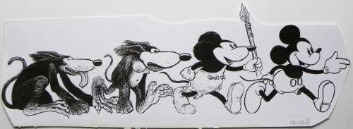 Emmanuel Reuzé |  » L’Art du 9e Art  » – MICKEY – Illustration Originale | Zic et Bul