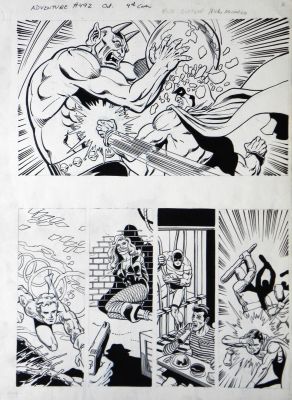 Mike Decarlo |  » ADVENTURE  » – n° 492 – Quatrième de couverture – keik Giffen | Zic et Bul