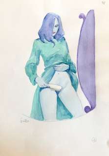 Leone Frollo - Illustrazione originale - Firmata - Loose page | Catawiki