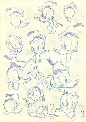 Donald Duck – Expressions in Motion | Corner4art