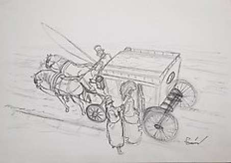 Bonin, Cyril - Crayonné original - Fog T8 - Au nom du fils - (2007)