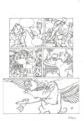 Marco Nizzoli | Le Monde d’Alef-Thau vol.1 p.15 | Tavole Originali
