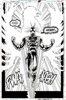 Chris Marrinan - spider-man #25 p 19 splash (cover scene.. Wow! ) 1992