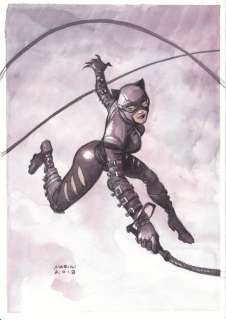 Marini, Enrico - Dessin original couleur - Catwoman - Batman; The Dark Prince Charming - (2018) | Catawiki
