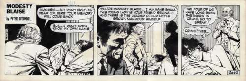 Romero, Enric Badia - Original strip - Modesty Blaise - The Puppet Master - (1972)