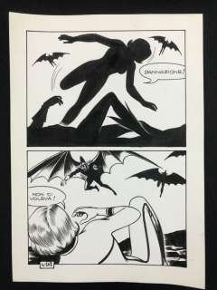 Gesebel n. 4 - tavola originale "La Notte dei Pipistrelli" - Loose page - (1966) | Catawiki