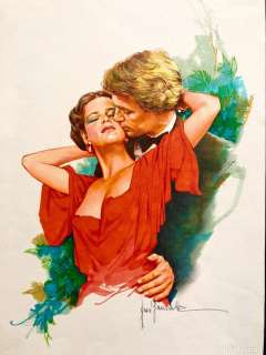 Dibujo PEPE GONZALEZ - González, José - Portada Bastei y Corin Tellado en Libro de David Roach