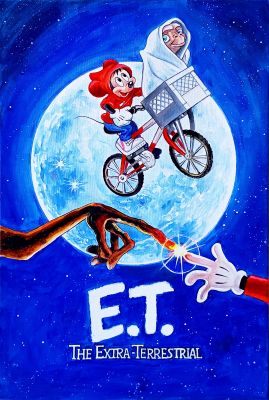 Mickey Mouse – E.T. The Extra-Terrestrial | Corner4art