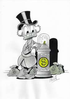 Millet - Original Drawing - DIN A3 - Scrooge McDuck | Catawiki