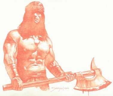 Conan The Barbarian - Original Sanguine - Sanjulian Signed | Catawiki